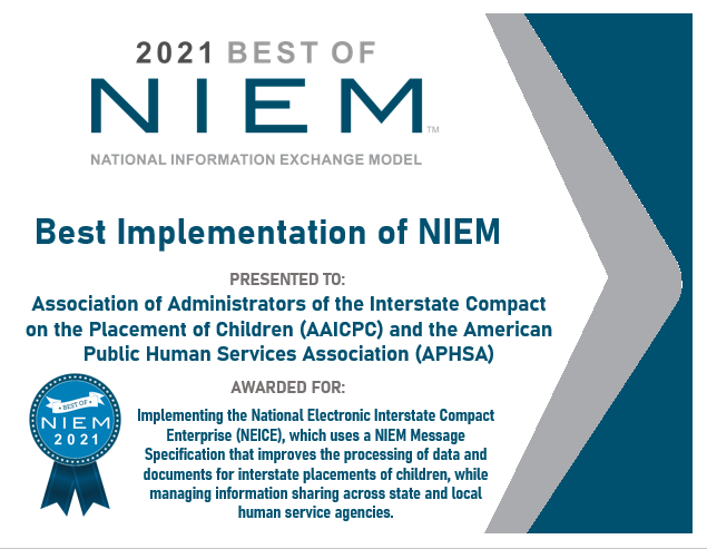 Association of Administrators of the Interstate Compact on the Placement of Children (AAICPC) and the American Public Human Services Association (APHSA)
