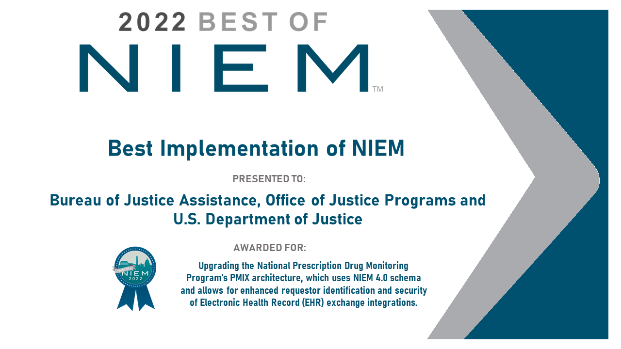 NIEM 2022 Best Implementation of NIEM